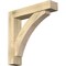 Ekena Millwork Thorton Block Rough Sawn Bracket w/ Offset Brace, Douglas Fir, 6"W x 28"D x 28"H BKT0604X28X28THR05RDF - alternate 1